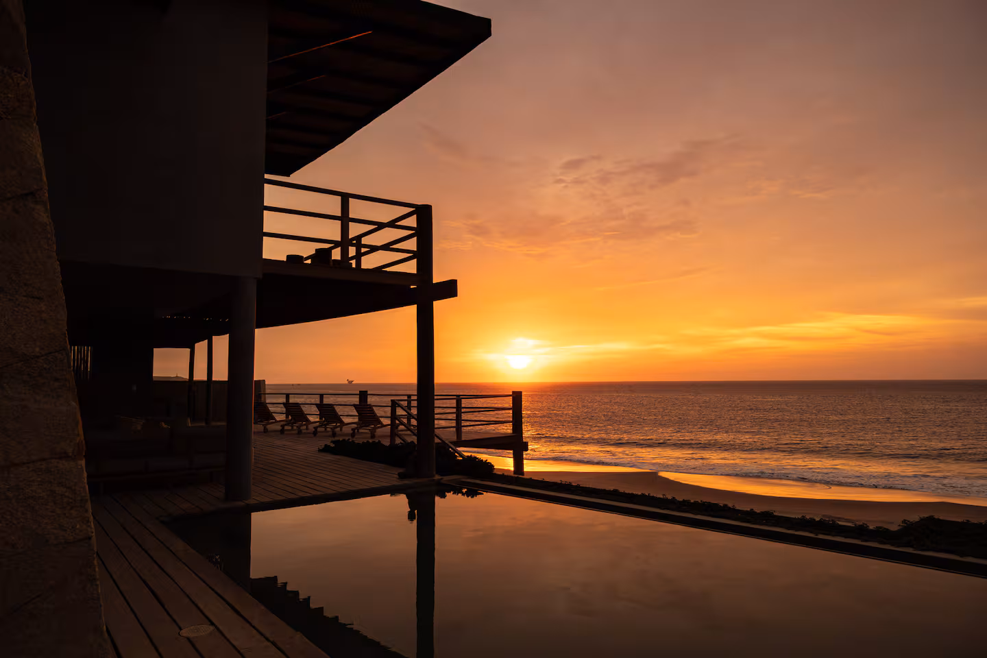 Atardecer desde Casa Yaku