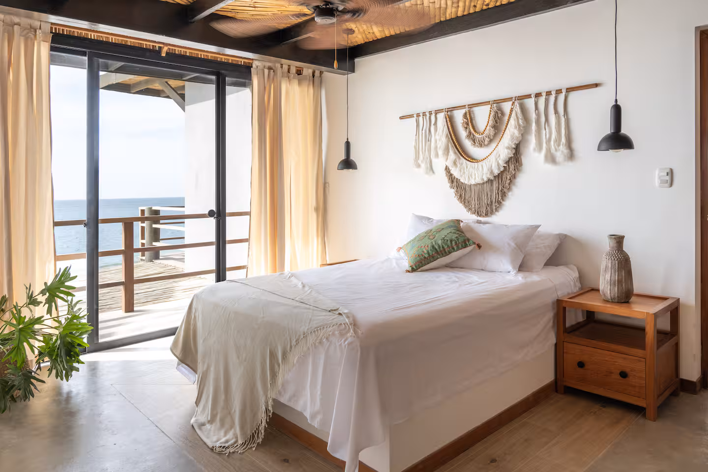 Habitación con vista al mar en Casa Yaku